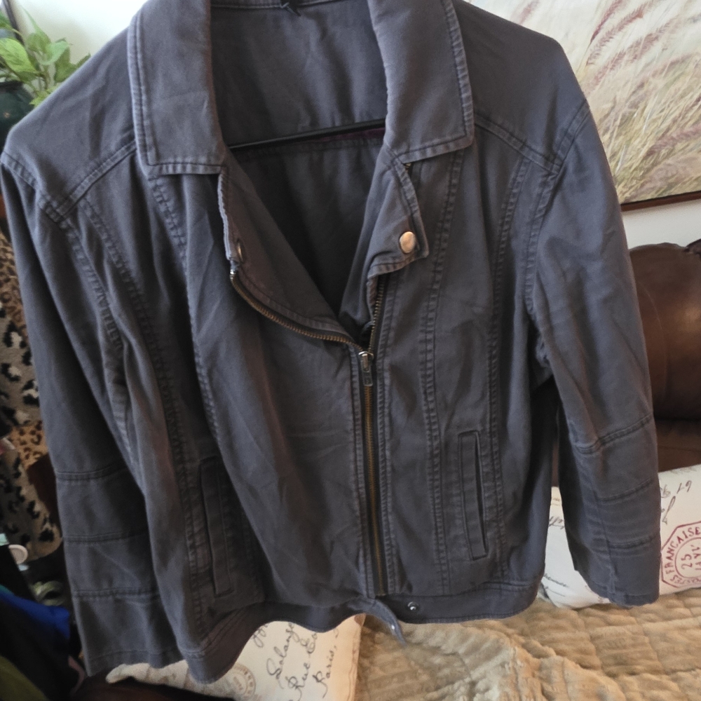 Express Charcoal Utility Jacket